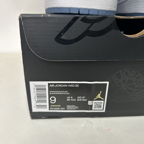 Nike Air Jordan 1 Mid SE “UNC/Ice Blue” 2024 - Picture 4 of 5